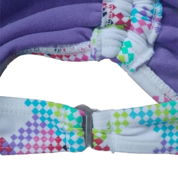 Op String Swim/Bathing Bikini Top, Rusched, XS - Picture 7 of 9